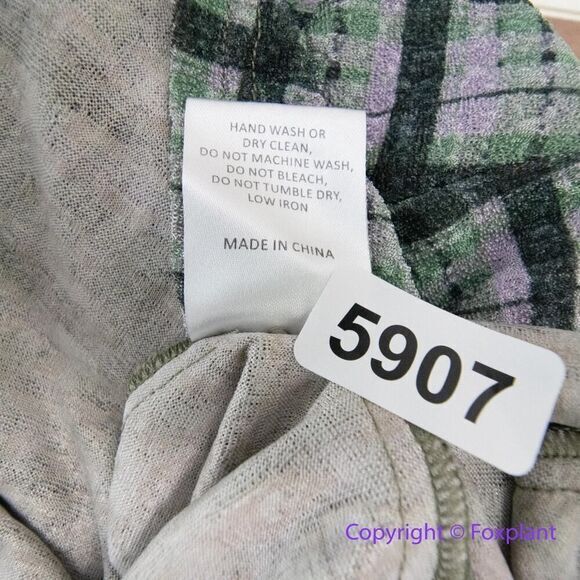 Hutch Pink And Green Plaid Dress, size L - Picture 16 of 16